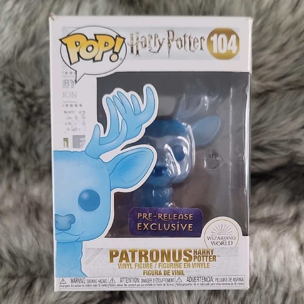 Funko Harry Potter and Patronus Figures - Blue and Gray